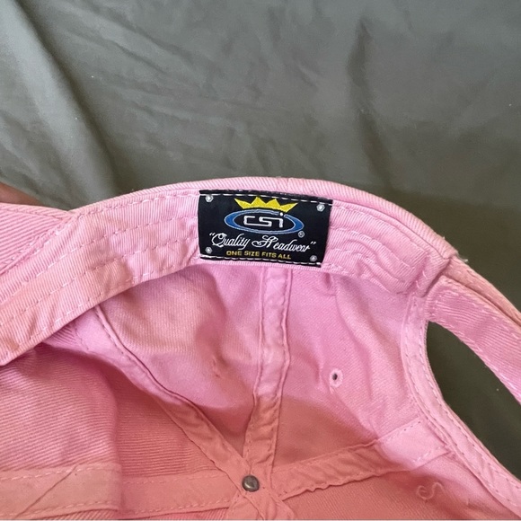 Southern Girl Rebel Pink Butterfly Velcro Back Cap - Picture 8 of 9